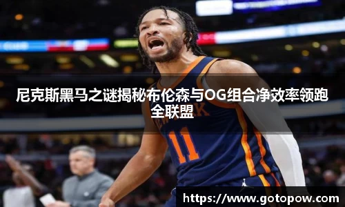 尼克斯黑马之谜揭秘布伦森与OG组合净效率领跑全联盟