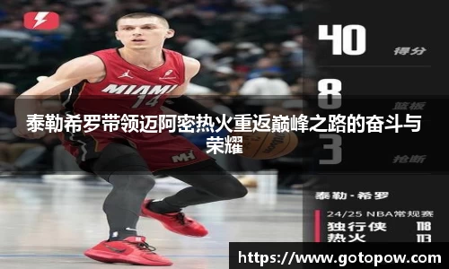 泰勒希罗带领迈阿密热火重返巅峰之路的奋斗与荣耀